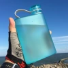 Large-capacity sports water cups, men's and women's tea cups, car water bottles, disposable cups, simple style sealed portable water cups Specification image